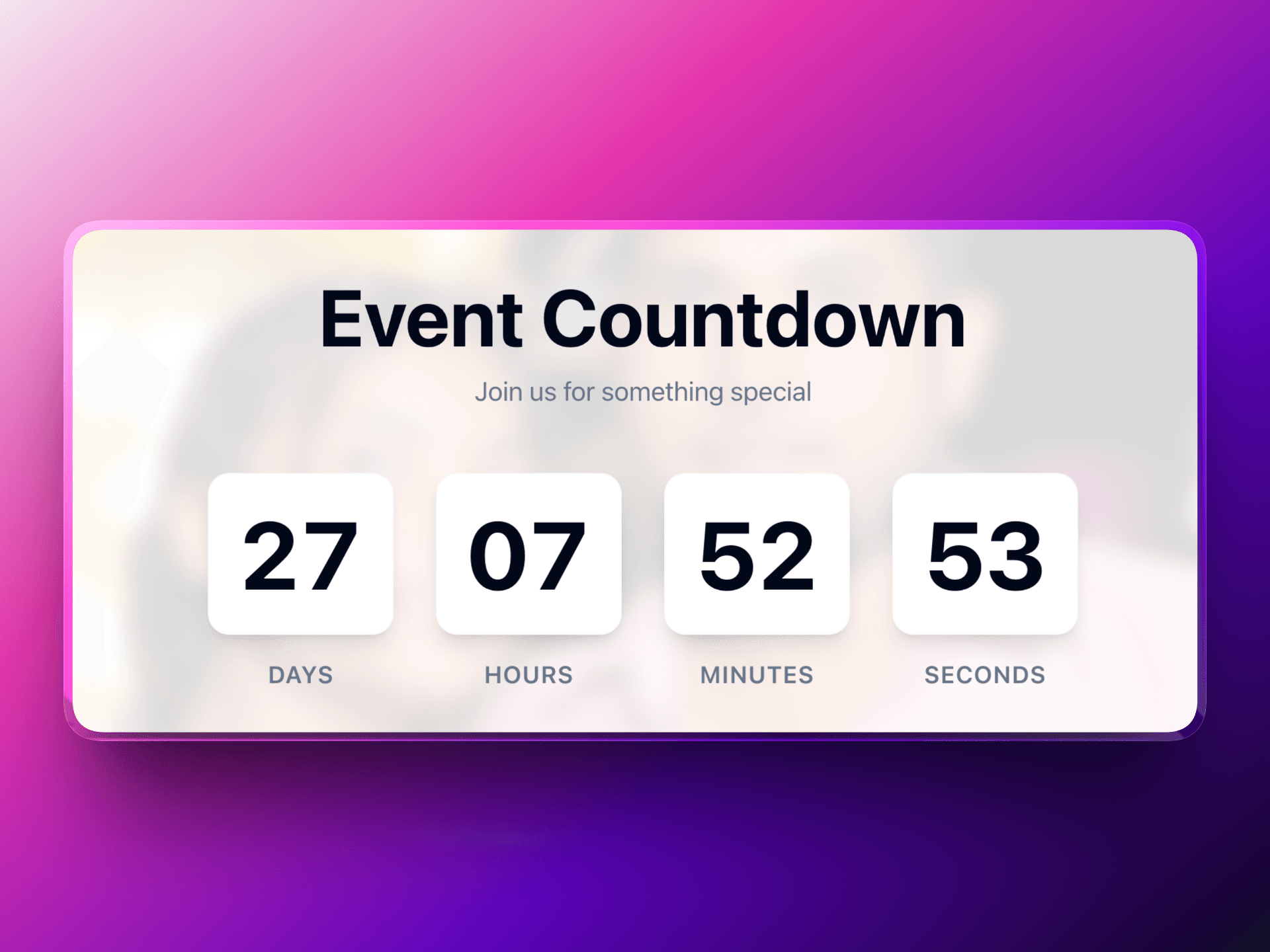 Classic Countdown Timer