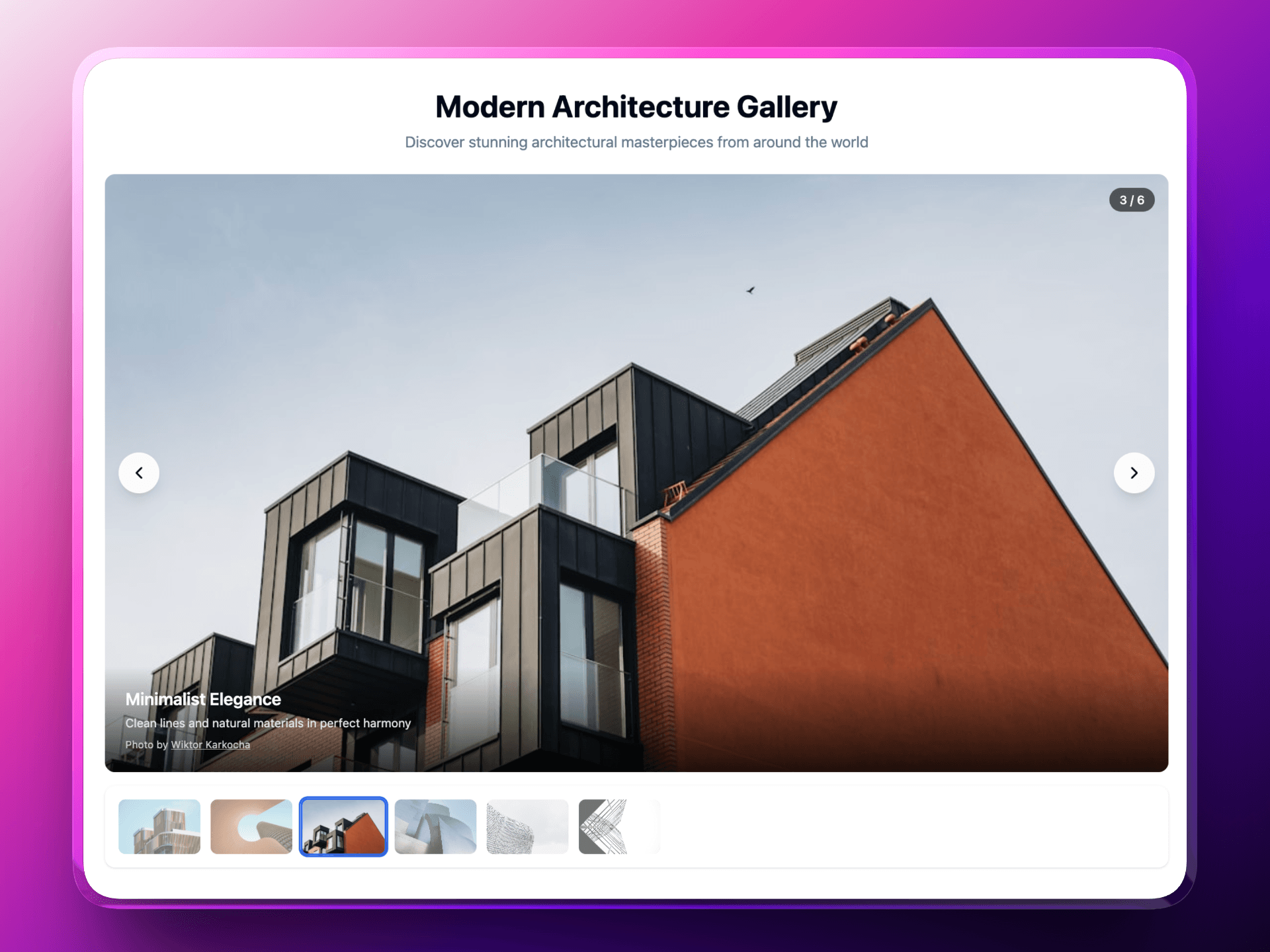 Image Slider Gallery