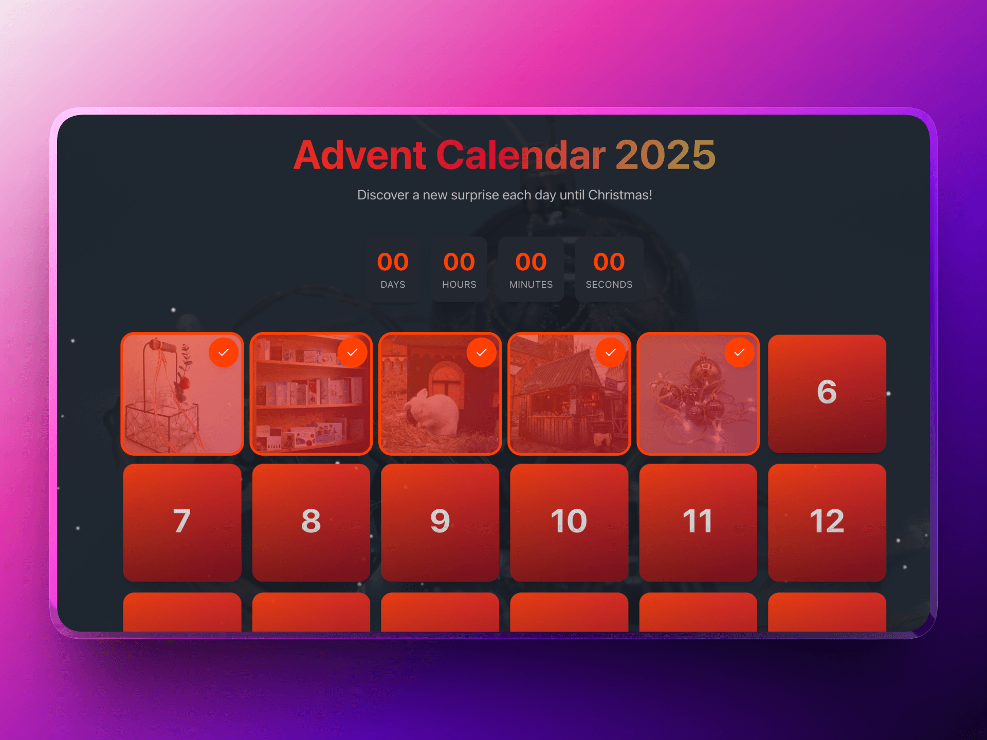 Modern Advent Calendar